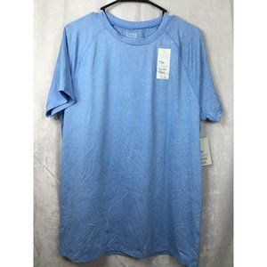Croft & Barrow Men's Classic Swim Shirt Large Blue Heather NWT